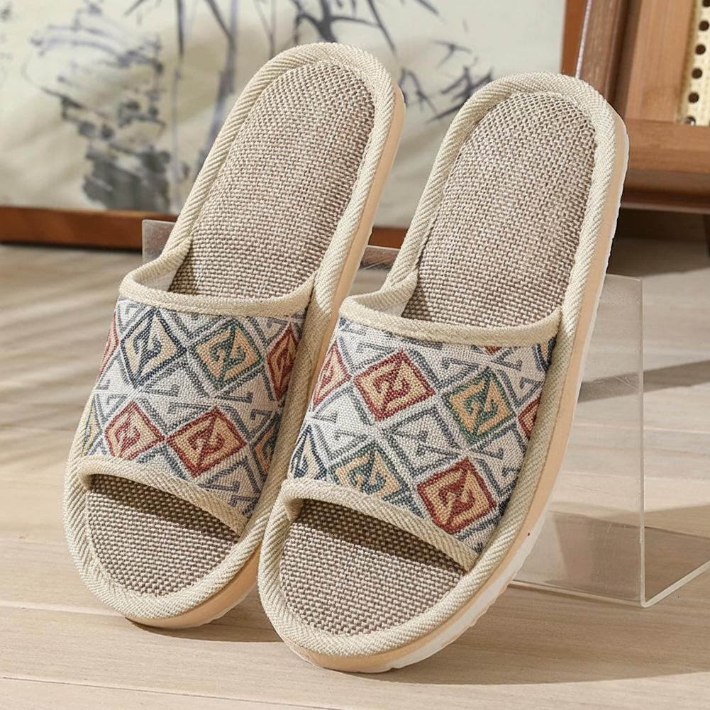 Men Shoes Style - Sendal Rumah Linen Four Seasons untuk