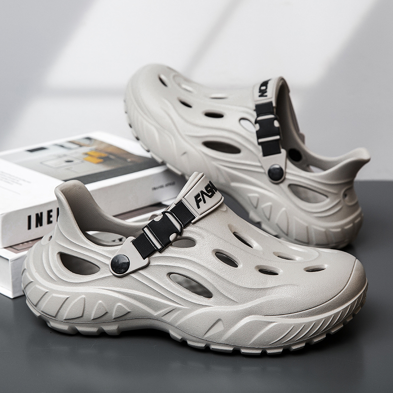 Sandal Sport Outdoor - Sandal pantai kasual pria, sandal pantai