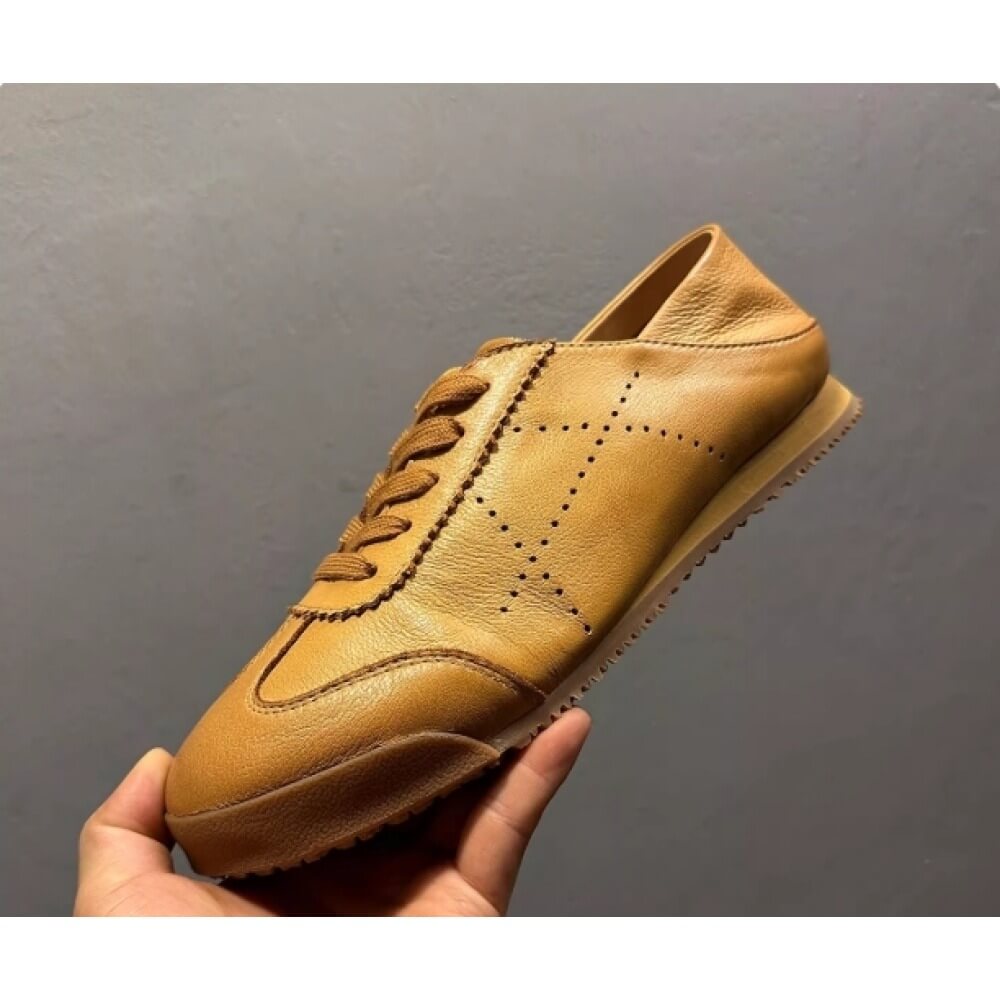 Men'S Shoes Brogues - Sepatu Sneaker Brogue Kulit Cokelat Buatan
