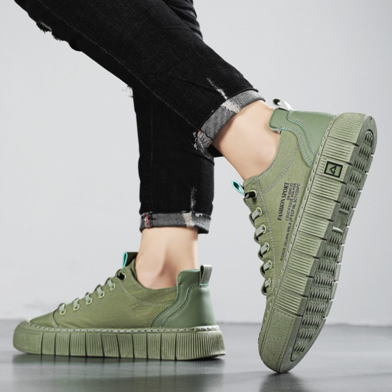 Men'S Shoes Casual Sneakers - Sepatu Sneakers Kanvas Pria Sol Tebal