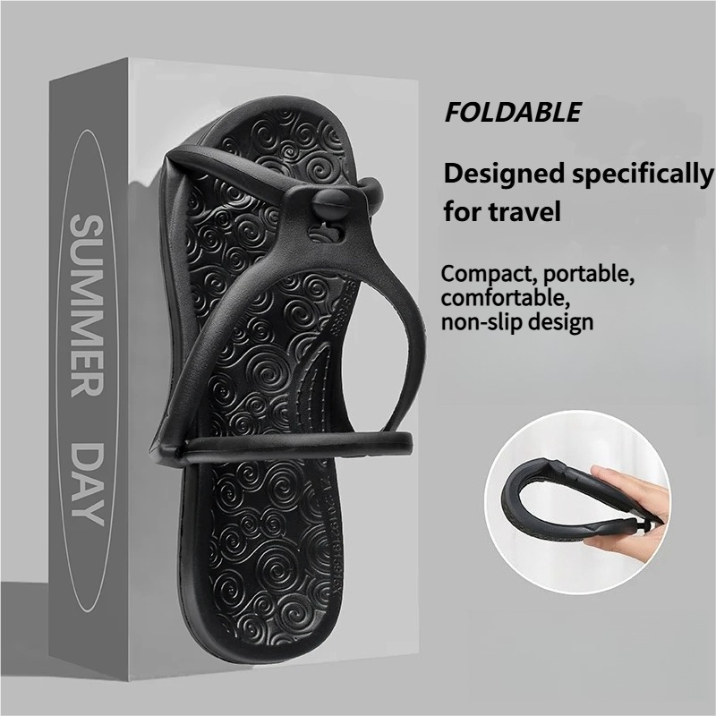 Flip Flop Beach Men - Sandal Lipat Perjalanan yang Ditingkatkan, Unisex,