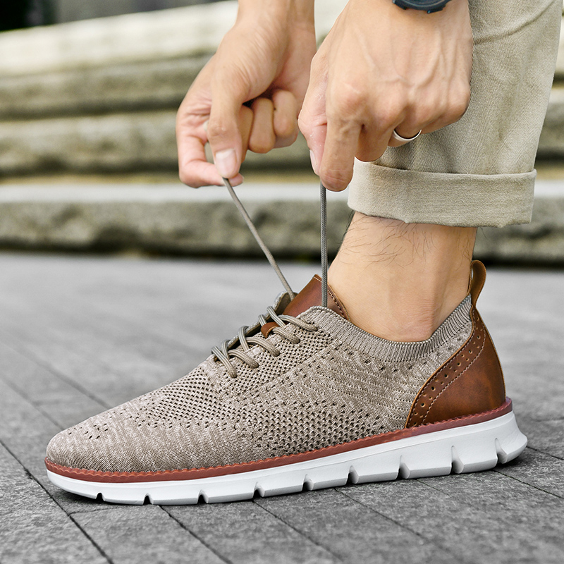 Men'S Shoes Brogues - Sepatu Kasual Pria Sepatu Flat Brogue