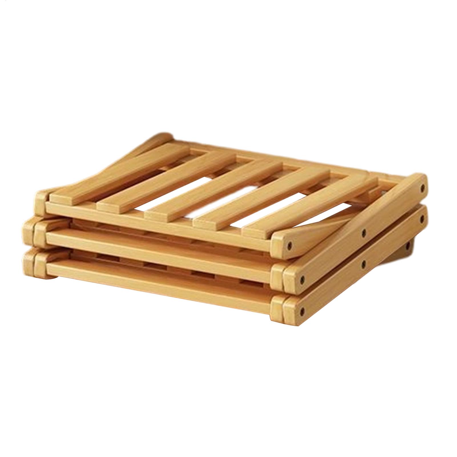 Men Shoes Rack - Rak Sepatu Kayu 3 Tingkat, Dapat