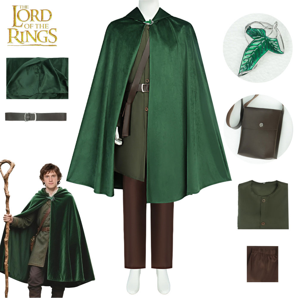 Men'S Shoes Brogues - Kostum Cosplay Hobbit Bilbo Baggins Jubah