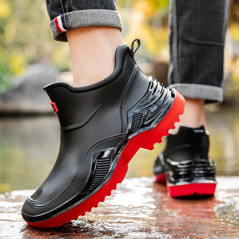 Men Shoes Size 46 - Sepatu Hujan Uniseks Sepatu Air Pria