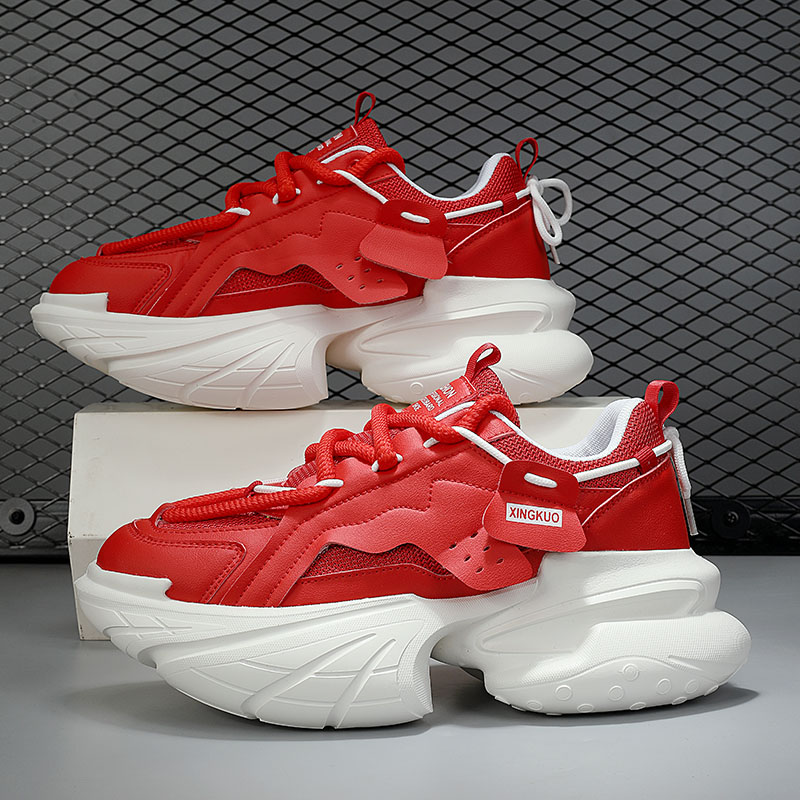 Men Shoes Red Bottom - Sepatu Sneakers kasual pria, sepatu kets