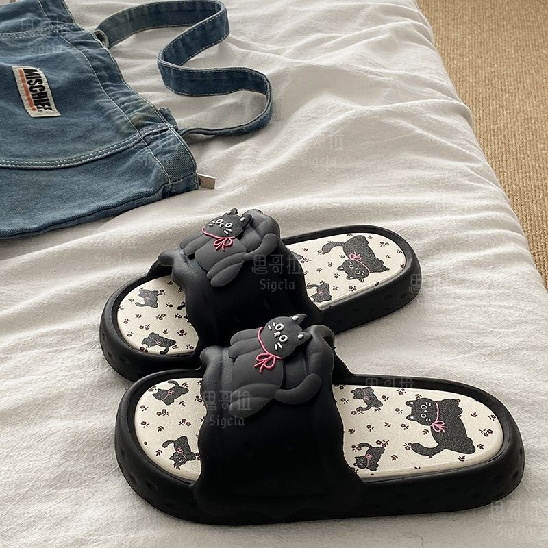 Flip Flop Beach Men - Sandal Wanita Beruang Lucu Motif Sandal