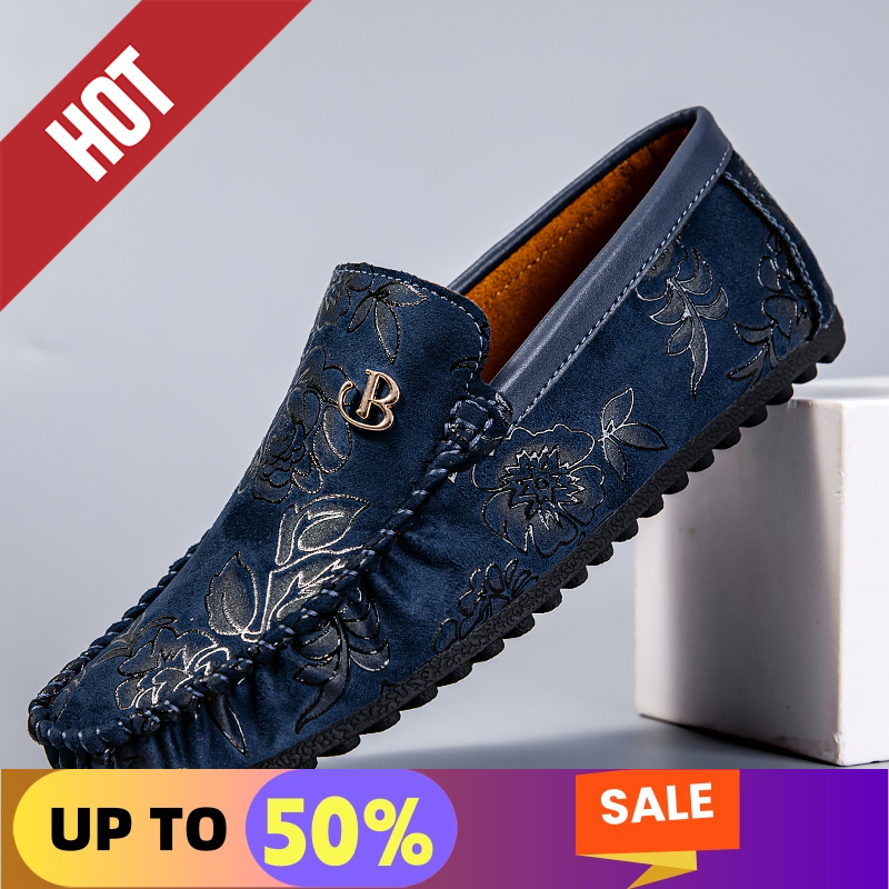 Boat Shoe Leather - Sepatu Pantofel Kulit Santai Sepatu Pria