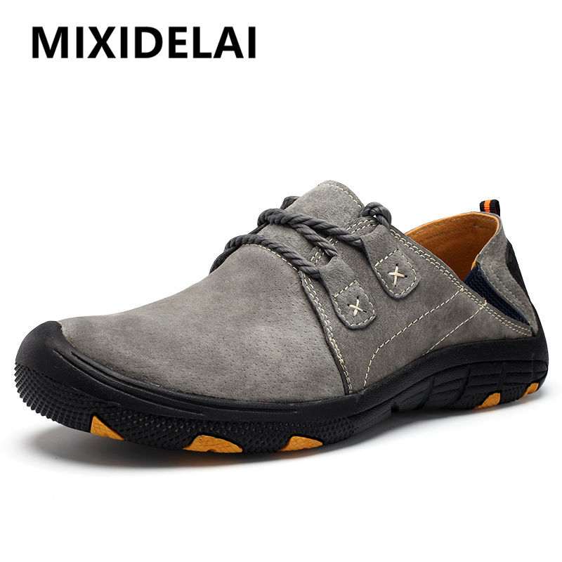 Boat Shoe Leather - Sepatu Kasual Pria Baru Ukuran Plus