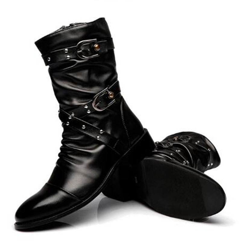 Men Shoes Size 46 - Sepatu Bot Kulit Pria Berkualitas Tinggi