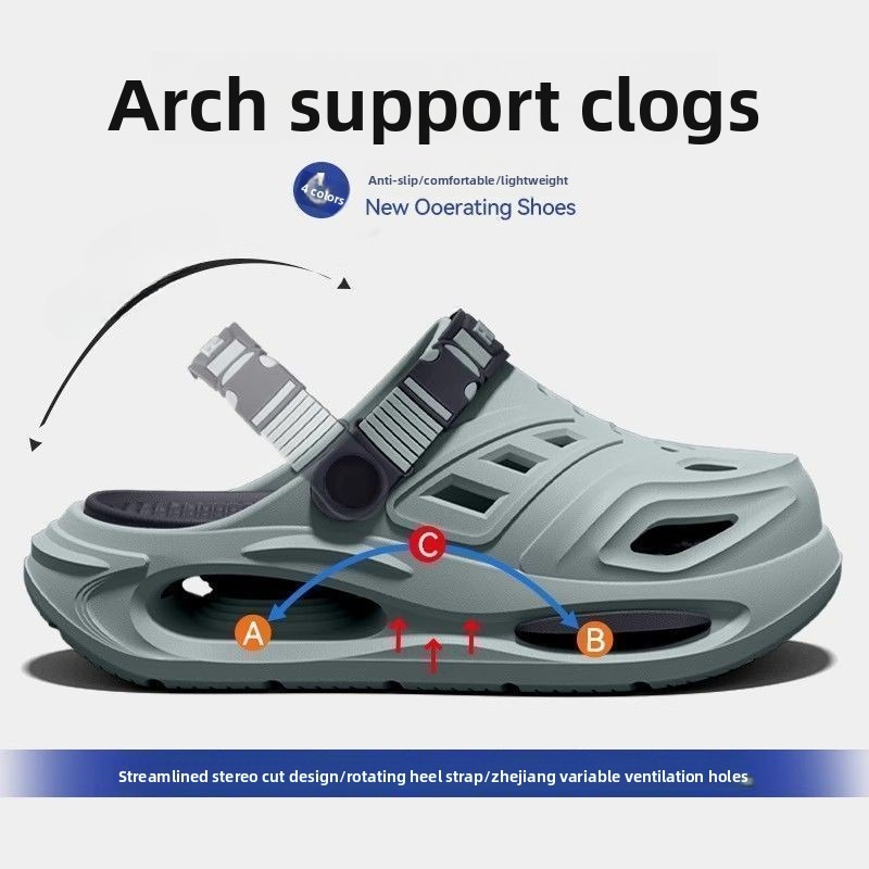 Men'S Shoes With Support - Penyangga Lengkung Kaki, Anti Selip, Sol