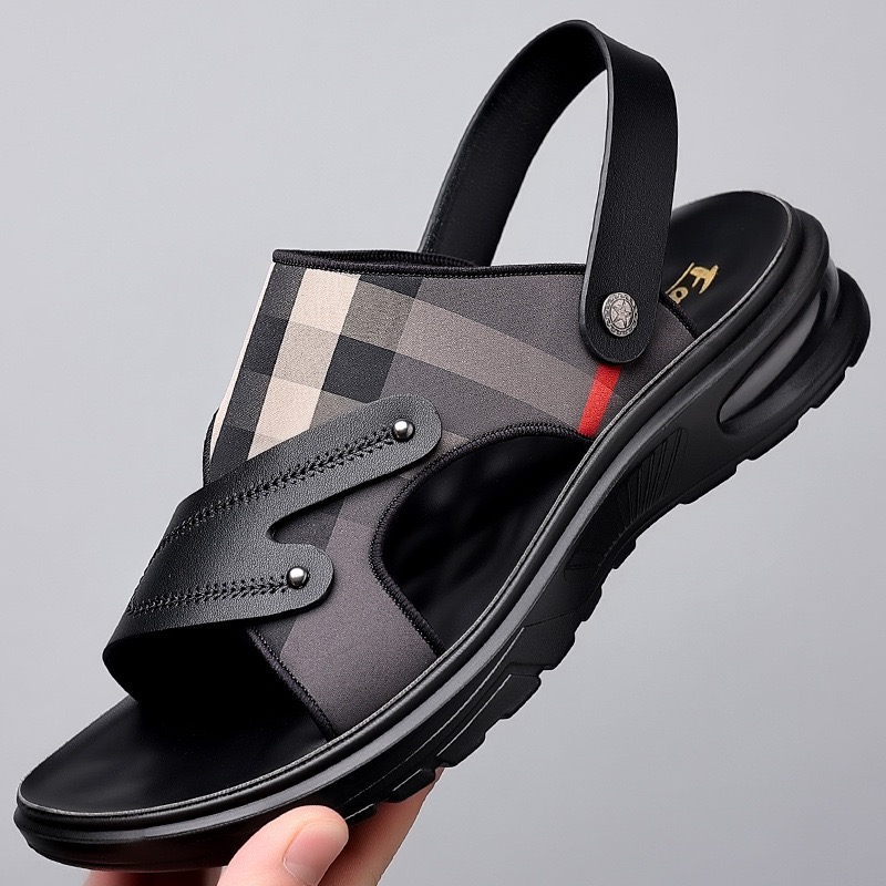 Sandal Sport Outdoor - Sandal Pria Musim Panas Sandal Kulit