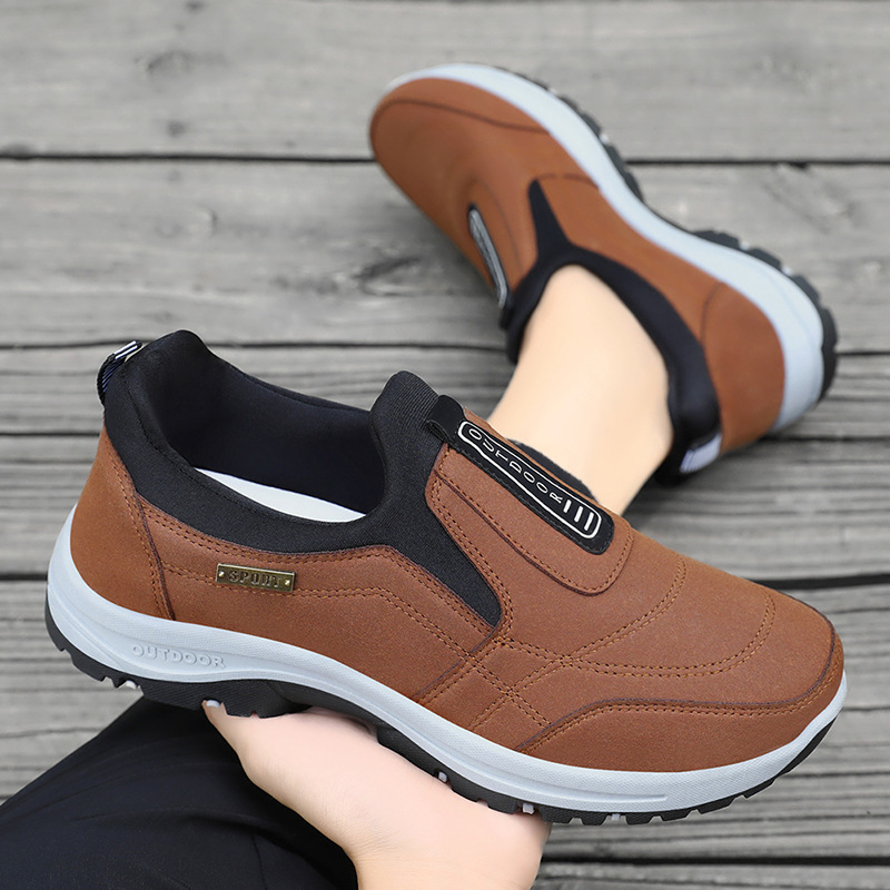 Sepatu Jalan kasual pria, snea - Boat Shoe Leather ulasan dan harga
