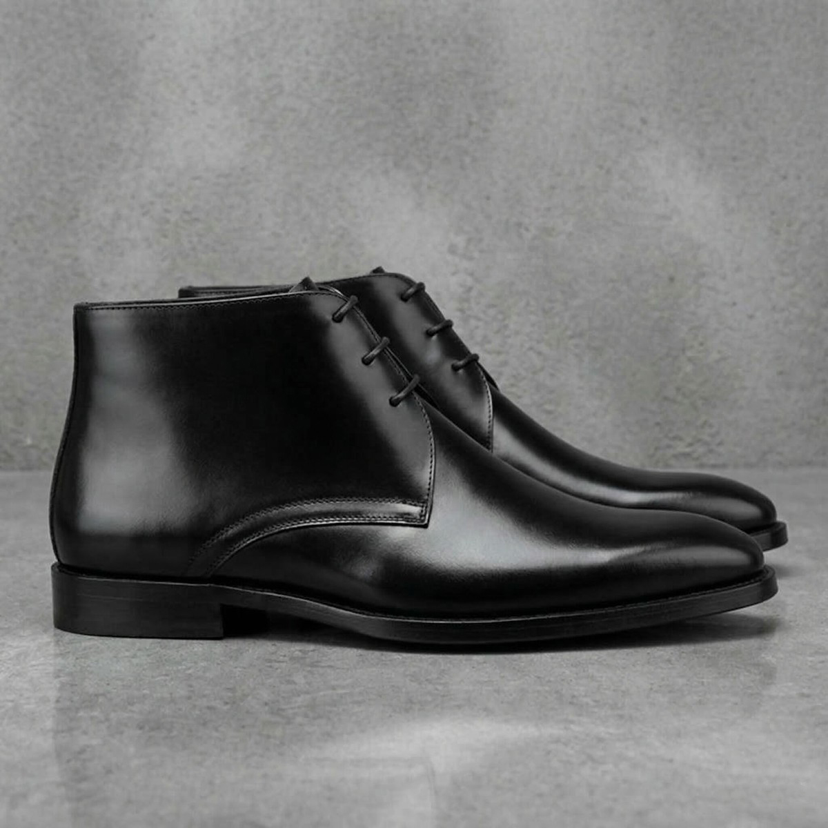 Sepatu Boots Kulit Sapi Pria M - Men Shoes Elegant ulasan dan harga