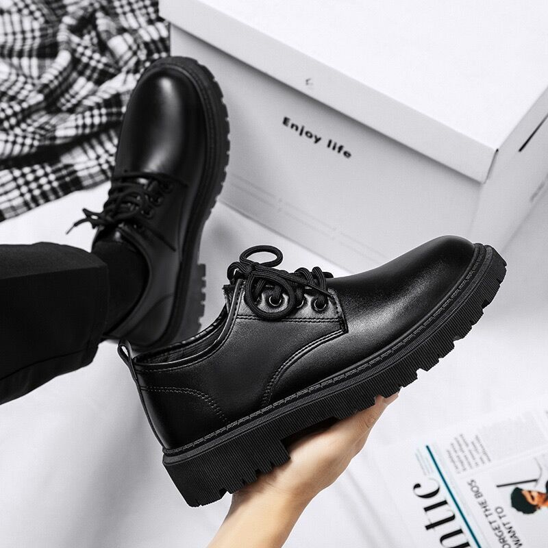 Sepatu Kerja Chef Pria Baru Mu - Boat Shoe Leather ulasan dan harga