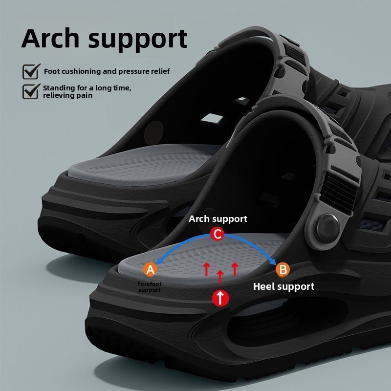Sandal Rumah Anti-Slip dengan  - Men'S Shoes With Support ulasan dan harga