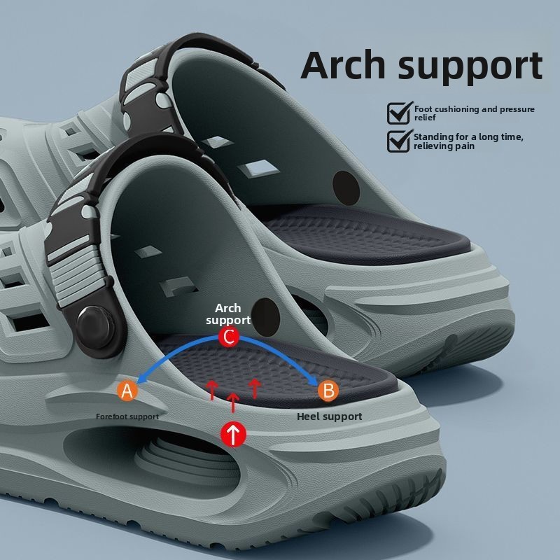 Sandal Rumah Anti-Slip dengan  - Men'S Shoes With Support ulasan dan harga