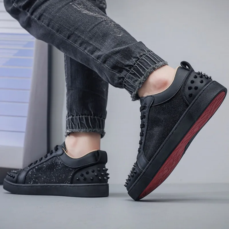 Sneakers pria desainer paku ke - Men Shoes Dior ulasan dan harga