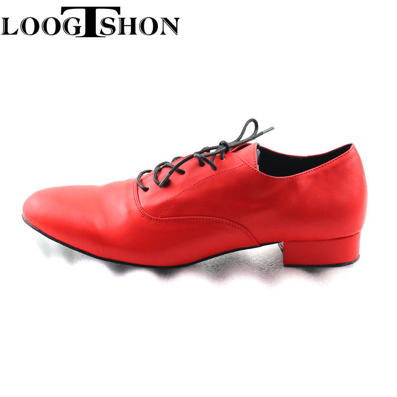 LOOGTSHON Sepatu Dansa Ballroo - Men Shoes Red Bottom ulasan dan harga