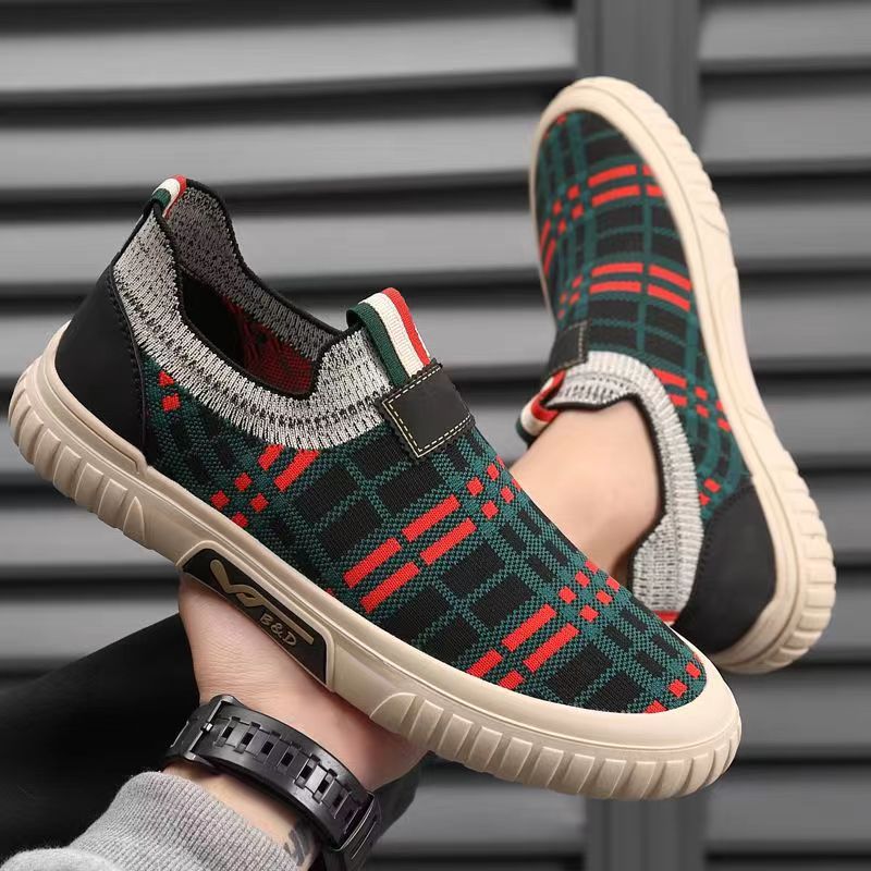 Sepatu Kaus Kaki Slip-On Pria  - Men'S Shoes Casual Sneakers ulasan dan harga