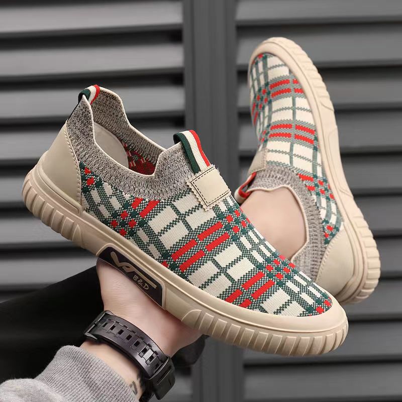 Sepatu Kaus Kaki Slip-On Pria  - Men'S Shoes Casual Sneakers ulasan dan harga