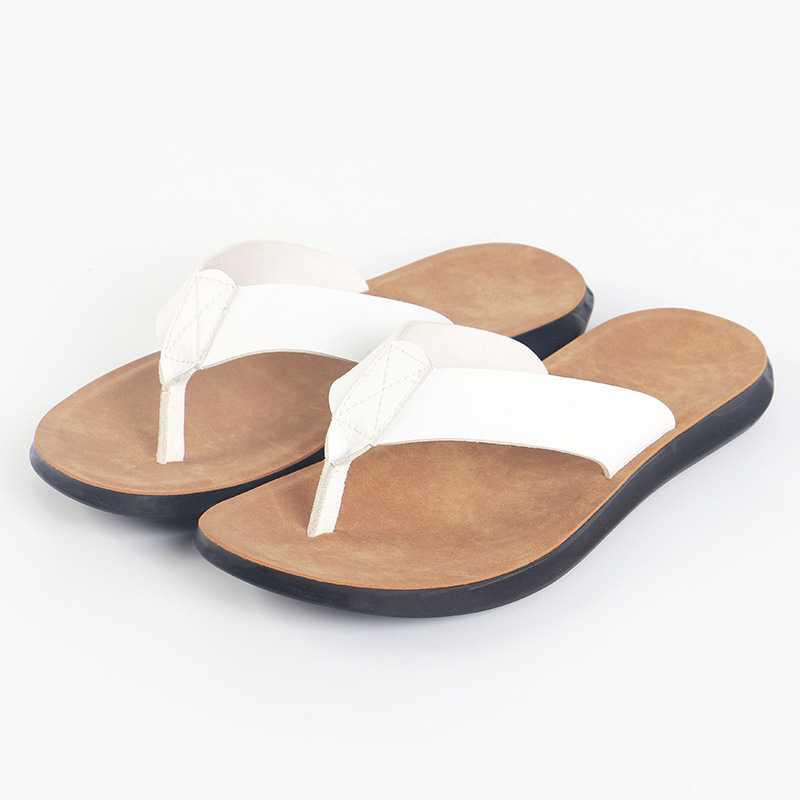 38-47 Sandal Jepit Kulit Itali - Flip Flop Beach Men ulasan dan harga
