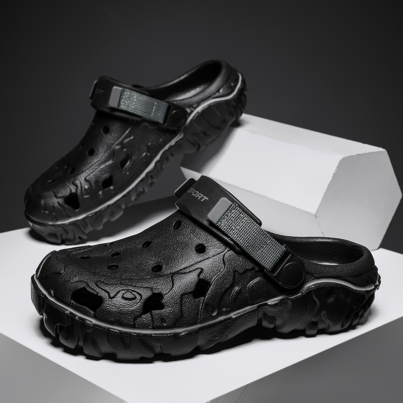 Sandal Pria Musim Panas Clogs  - Men Shoes Size 46 ulasan dan harga