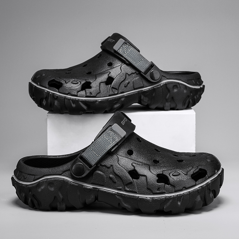 Sandal Pria Musim Panas Clogs  - Men Shoes Size 46 ulasan dan harga