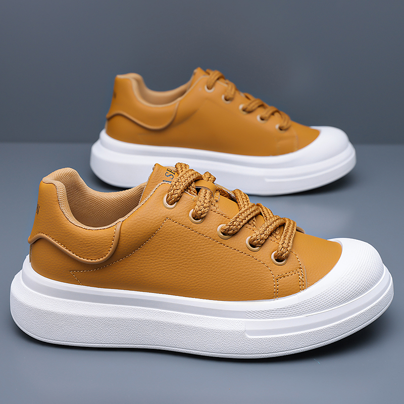 Sepatu Platform Kulit Putih Pr - Boat Shoe Leather ulasan dan harga