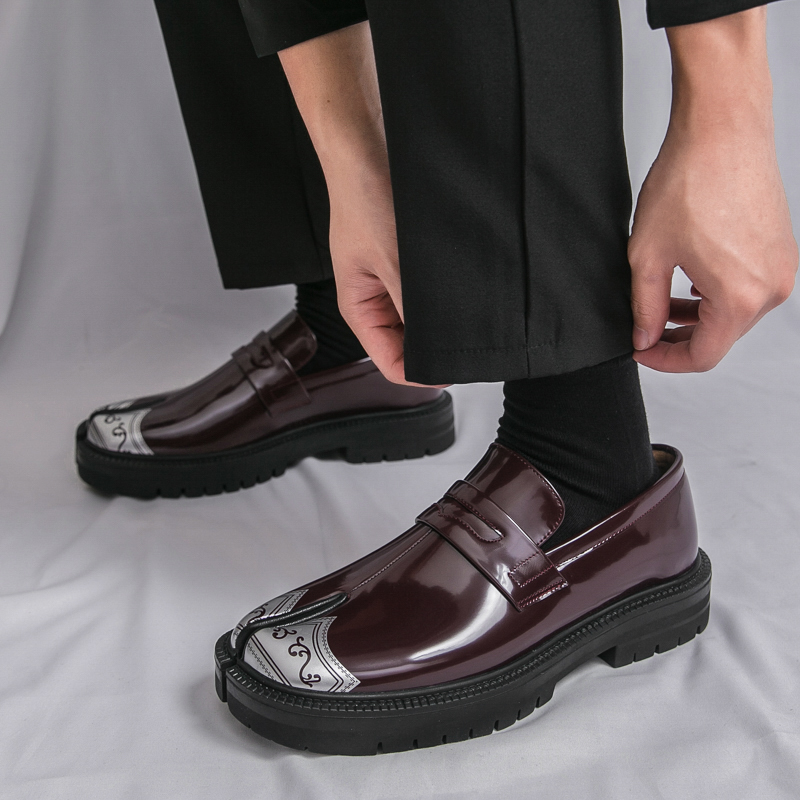 Sepatu Kulit Sol Tebal Bisnis  - Men'S Shoes Japanese Brand ulasan dan harga