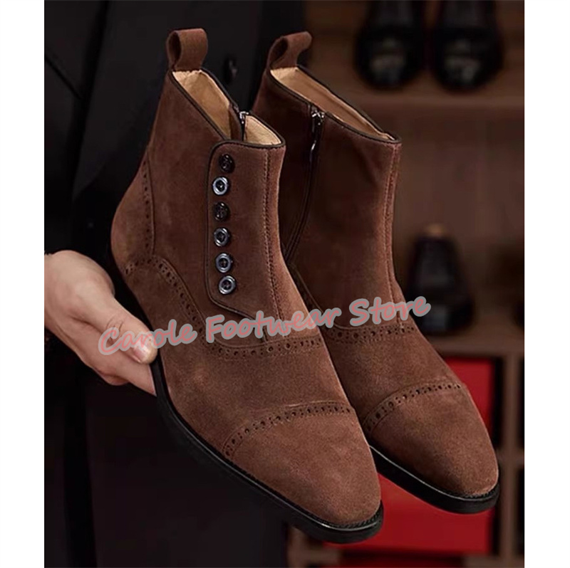 Sepatu Chelsea Kulit Asli Pria - Men'S Shoes Brogues ulasan dan harga