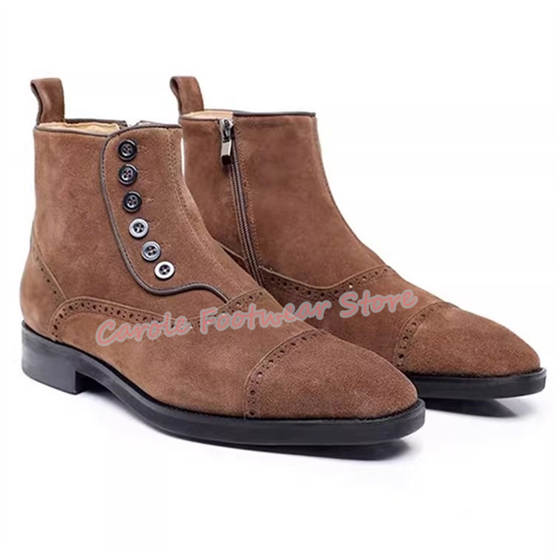 Sepatu Chelsea Kulit Asli Pria - Men'S Shoes Brogues ulasan dan harga