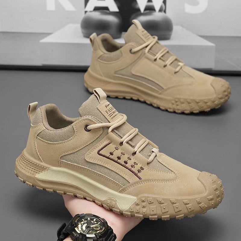Sepatu Hiking Pria Bernapas, T - Boat Shoe Leather ulasan dan harga