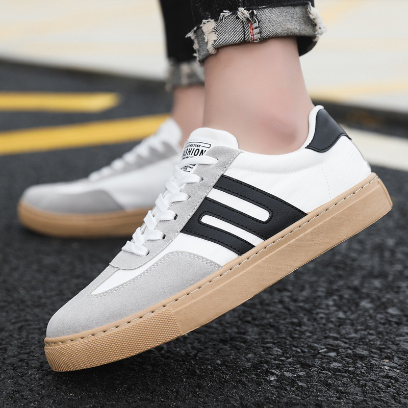 Sepatu kasual pria, jahitan kl - Boat Shoe Leather ulasan dan harga