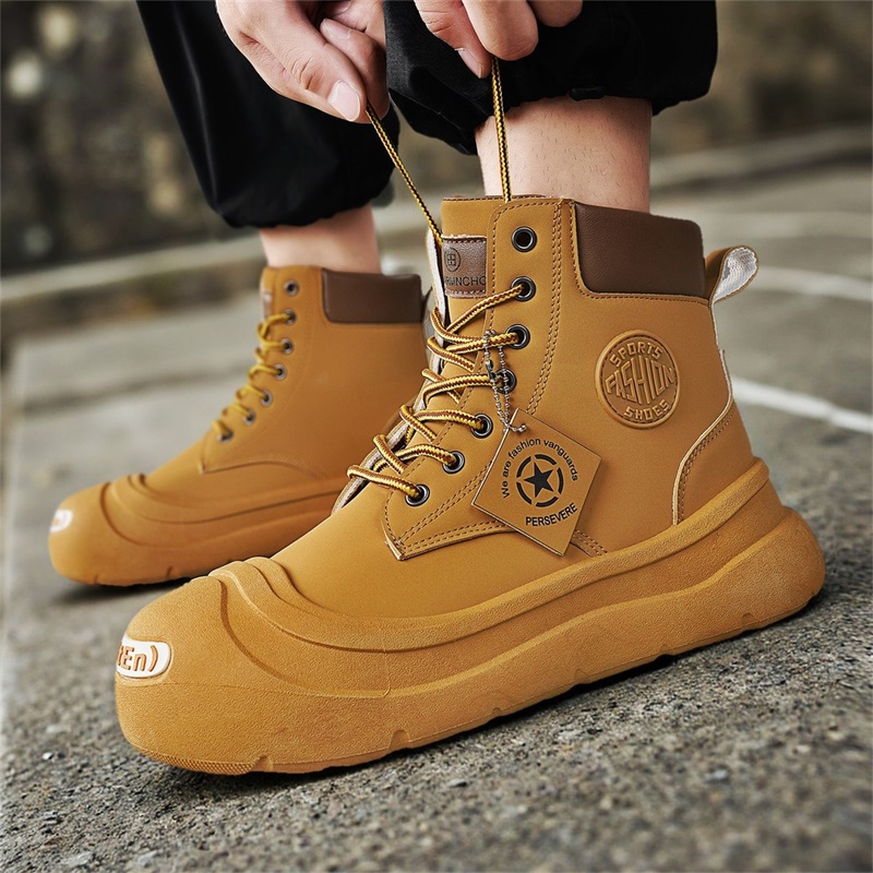 Sepatu Boots Pendek Modis dan  - Men'S Shoes With Support ulasan dan harga
