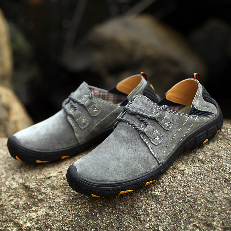 Sepatu Kasual Pria Baru Ukuran - Boat Shoe Leather ulasan dan harga