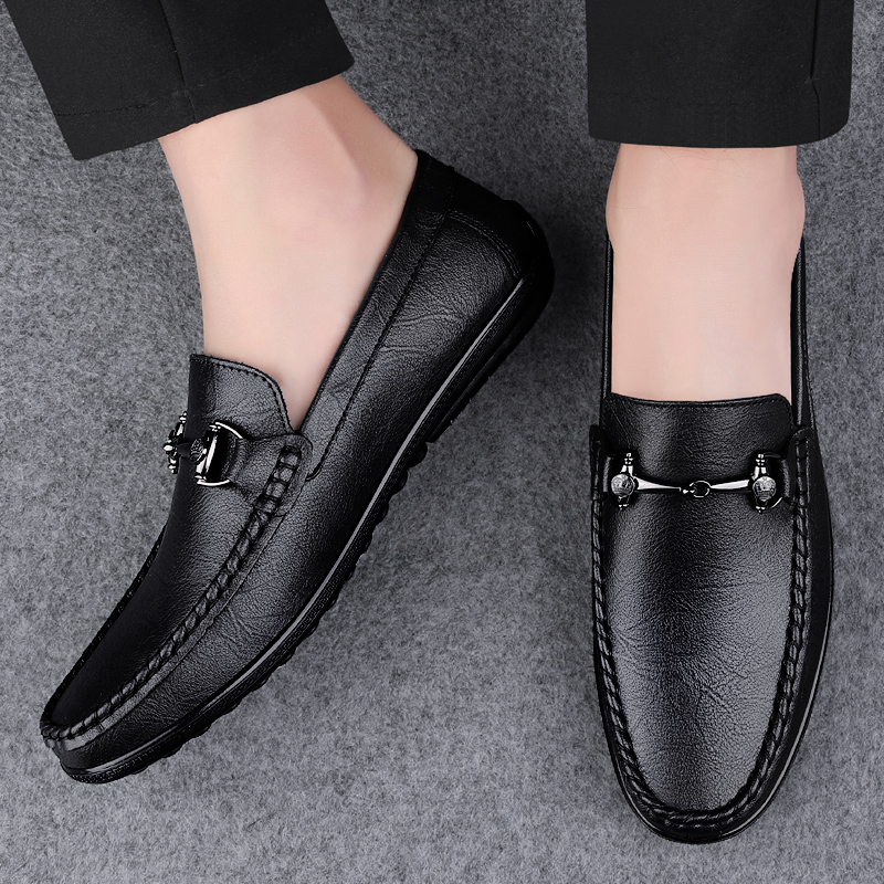 Sepatu Hitam Baru Sepatu Panto - Boat Shoe Leather ulasan dan harga
