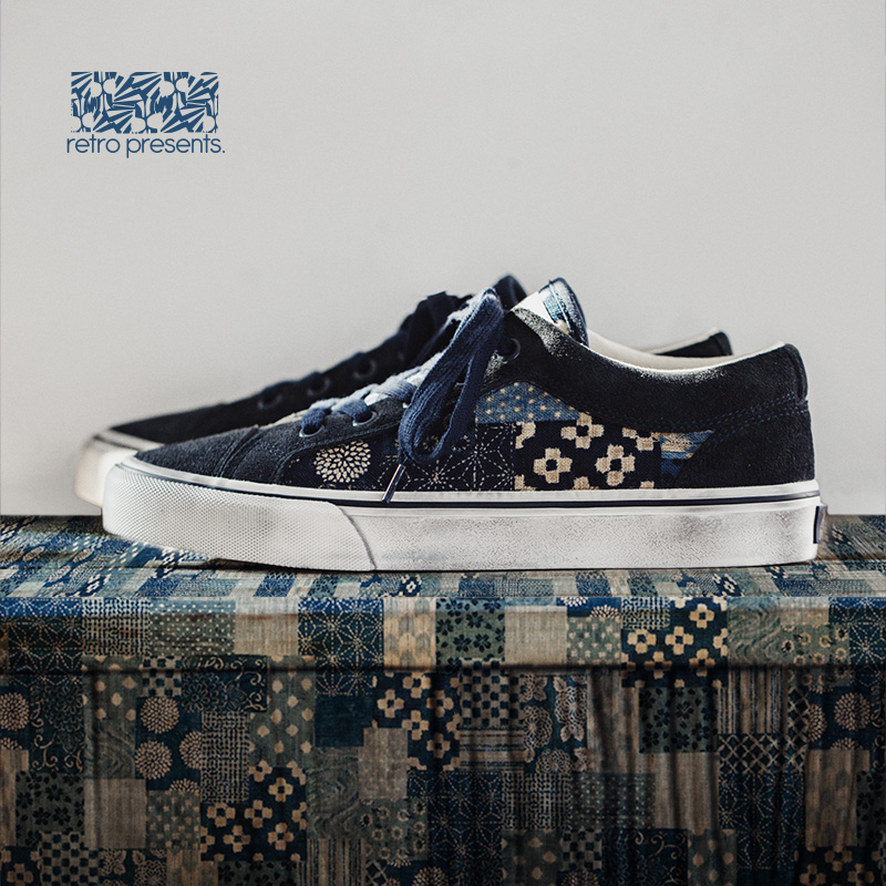 Maden sepatu kanvas cetak Retr - Men'S Shoes Japanese Brand ulasan dan harga