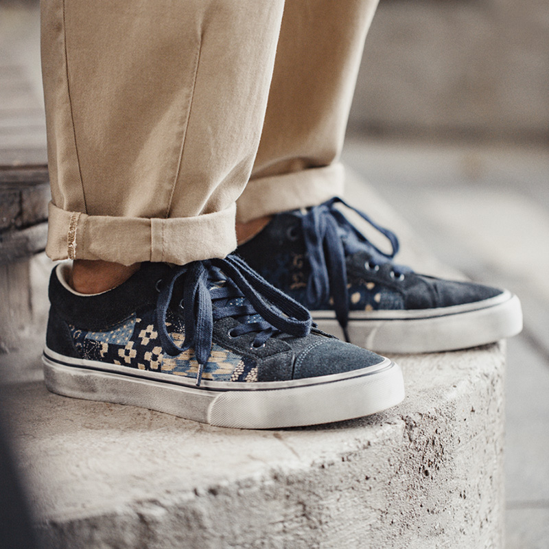 Maden sepatu kanvas cetak Retr - Men'S Shoes Japanese Brand ulasan dan harga