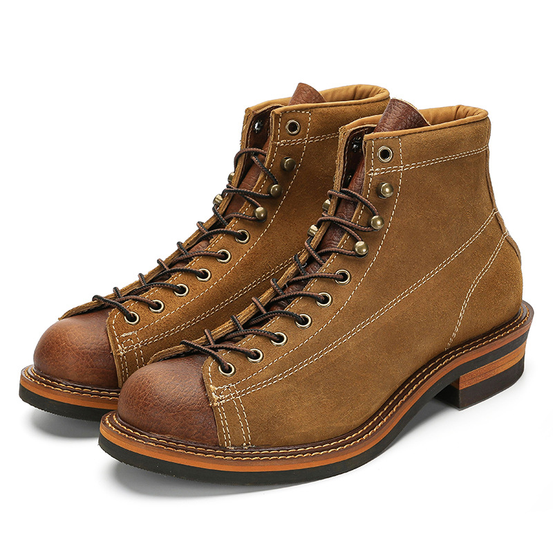 Sepatu Boots Kulit Asli Pria V - Men'S Shoes Brogues ulasan dan harga