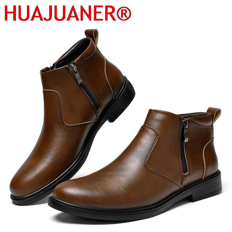 Sepatu Bot Pria Chelsea Brogue - Men'S Shoes Brogues ulasan dan harga