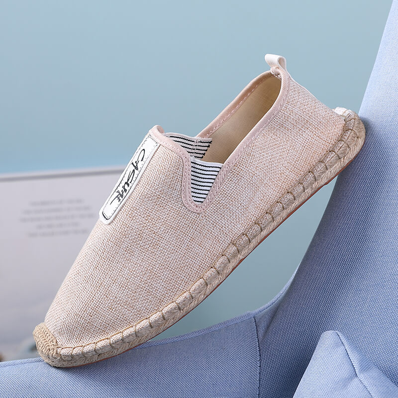 Sepatu Kasual Pria Linen, Loaf - Men Shoes Elegant ulasan dan harga